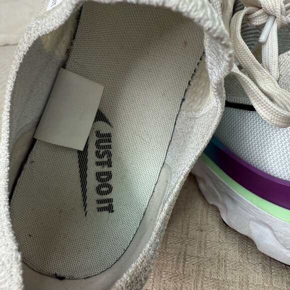 Nike Infinity Men’s React Running Shoes Size 10 White & Multicolor - Picture 6 of 10